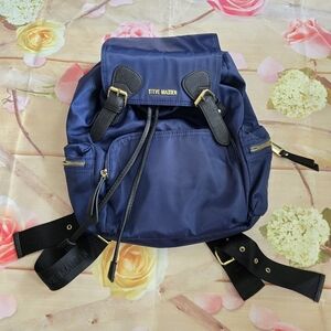 Steve Madden Navy Backpack